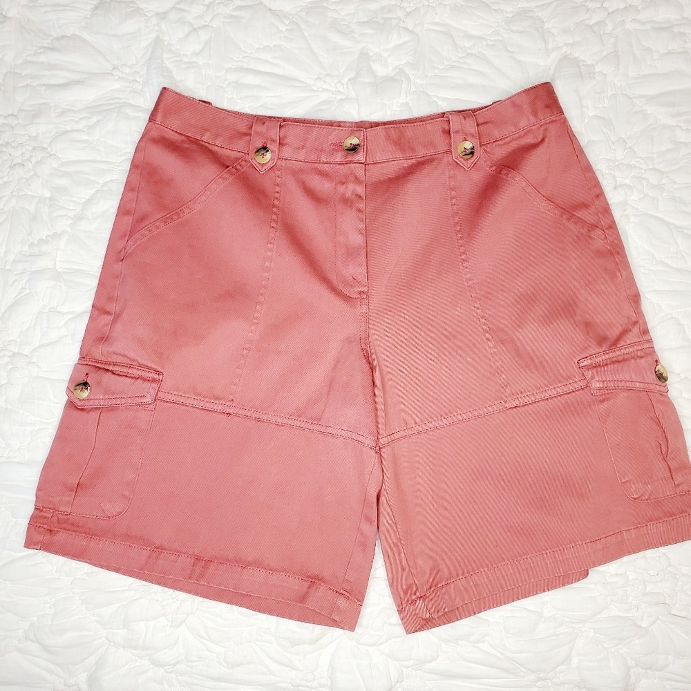 Moda International Clay Colored Cotton Shorts